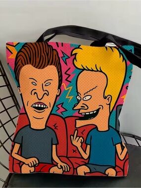Beavis And Butthead Canvas Tote